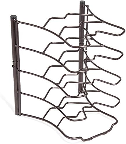 Zenware Space Saving 4 Tier Pan Organizer Rack