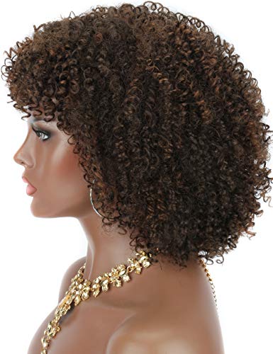 Kalyss-8-Short-Kinky-Curly-Wigs-for-Women-Brown-Highlights-Premium-Synthetic-Afro-Wigs-with-Hair-Bangs-Natural-Curls-Wigs-for-WomenBouncy-Full-and-Natural-Looking-150-Density