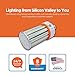100W LED Corn Light Bulb, 400W Equivalent, Large Mogul E39 Base, 14422 Lumens, 4000K, IP64 Waterproof Outdoor Indoor Area Lighting, Replacement for Metal Halide HID, CFL, HPS