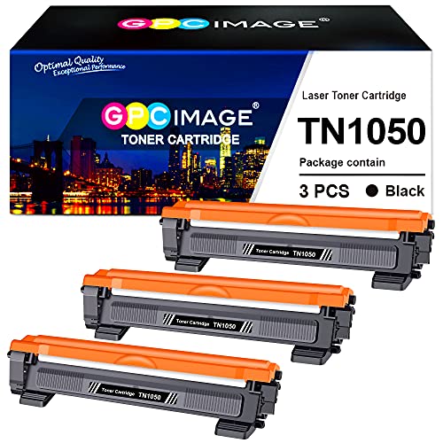 GPC-Image-TN1050-3-Negro-Cartuchos-de-Toner-reemplazo-Compatible-para-Brother-TN-1050-TN1050-para-Brother-HL-1110-DCP-1510-DCP-1512-HL-1210W-DCP-1612-DCP-1610W-HL-1112-MFC-1810-MFC-1910W