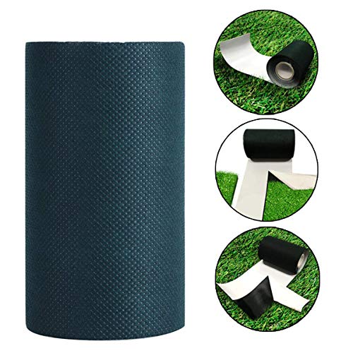 TYLife Artificial Grass Tape 6"x65.6'(15centimeter x 20m)Self-Adhesive Seaming Turf Tape,Lawn,Carpet Jointing,Green