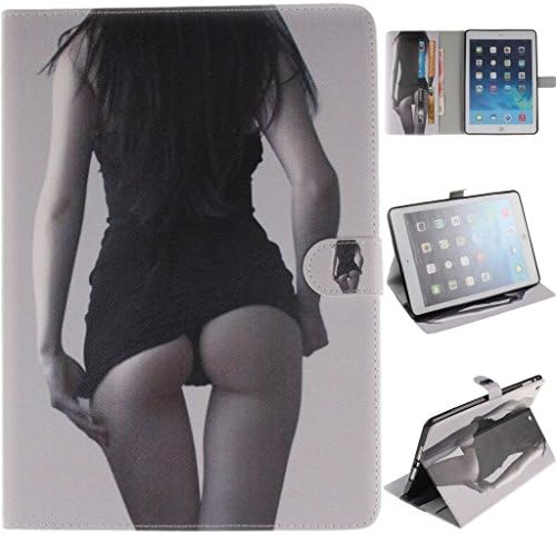 iPad Mini Case,Apple iPad Mini 1 2 3 Leather Case,Robot Minions [Sexy girl] PU Leather Tablet PC Accessory Kits Flip Kickstand Protective Sleeve Cover Case For Apple iPad Mini 1 2 3