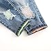 Kidscool Baby and Little Boys/girls Ripped Holes Bib Jeans Overall Blue 12 - 18 Months