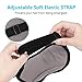 Sleep Mask, VOLUEX Ultra Soft Skin-Friendly Pure Natural Silk Fabric and Cotton Filled Sleeping Eye Mask with Adjustable Strap and Ear Plug for Men,Women and Kids