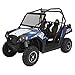 Classic Accessories 18-012-010401-00 QuadGear Black UTV RZR Windshield Fits Polaris Ranger RZR