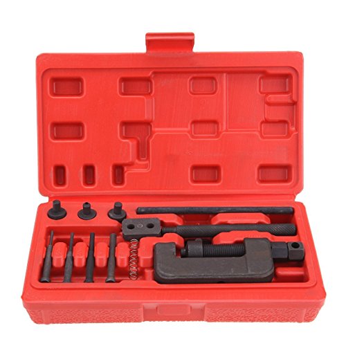 Motorcyle Chain Cutter / Rivet Tool - Chain Breaker and Riveting Set for Atv and Bike , 13 Piece Riveter Set with Carrying Case - Thumbnail 5