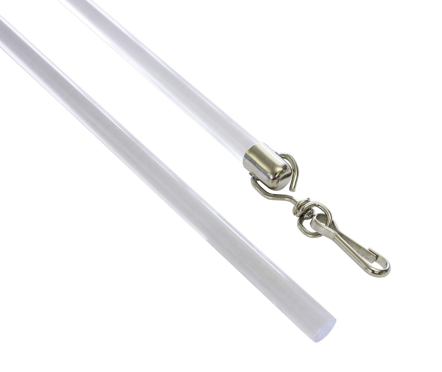 Gardinia Draw Rod For Curtains And Drapes Includes Metal Hooks 2