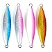 Aorace 4pcs/lot 40g Metal Jig Jigging Lure Lead Jig Lead Fish Sea Fishing Lure Crankbaits Mixed Colors