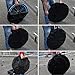 Topnaca MTB Mountain Road Bike Cycling Soft Wheel Bag with Nylon (Black (Pack of 2))