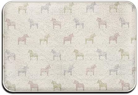 Baerg Door Mat Mule Horse Non-slip Stain Fade Resistant Soft Living Dining Room Rug For Front Door Entrance Outside Doormat 23.615.70.39Inch