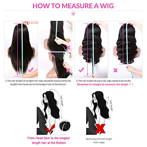 Lace-Front-Wigs-Human-Hair-Brazlian-Body-Wave-Wigs-for-Black-Women-150-Denisty-Virgin-Human-Hair-Wigs-Pre-Plucked-Hairline-with-Baby-Hair-Natural-Color-12-Inch