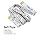 DiCUNO 60-Inch 1.5 Meter Soft and Retractable Measuring Tape,Pocket,Body Tailor Sewing Craft Cloth Dieting Tape Measure (3 Pcs of Black)