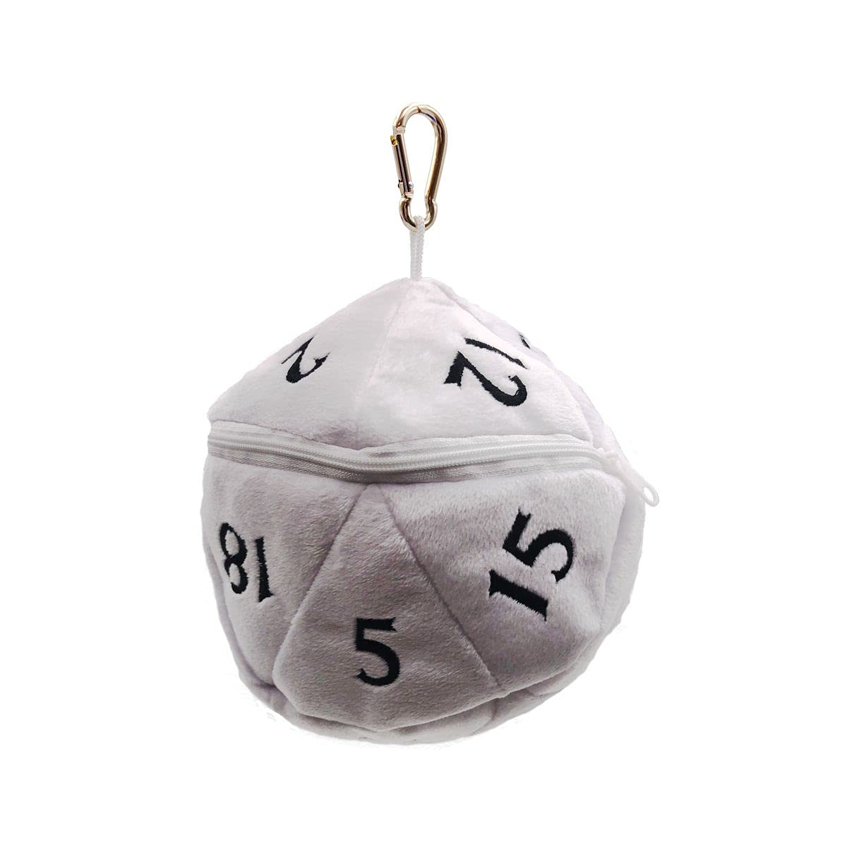 Ultra Pro - D20 Plush Dice Bag - White