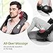 Mynt Shiatsu Massager for Neck, Back, Shoulders and Legs. with Heat, Deep Kneading Massage, and a Lightweight Flexible Design – for Home, Office, Car and More