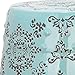 SAFAVIEH ACS4512A Medallion Ceramic Decorative Garden Stool, Light Blue
