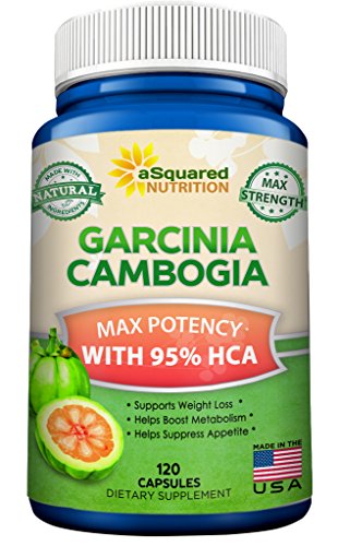 95% HCA Pure Garcinia Cambogia Extract (120 Capsules) - Highest Potency for Weight Loss & Fat Burn - Natural Diet Pills Supplement for Men & Women - Max Strength Fat Burner Slim & Raw XT Detox