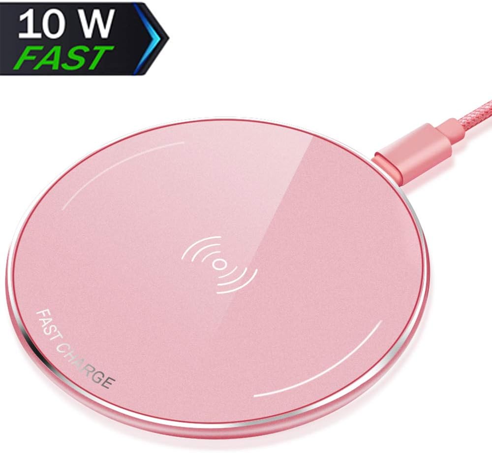 Fast Wireless Charger Qi-Certified - Luxsure Wireless Charger Compatible with iPhone Xs MAX/XR/XS/X/8/8 Plus, Samsung Galaxy S9/S8……