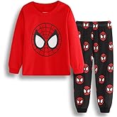 youenyou Boys Long Sleeve Pajamas Sets Pjs Cotton Sleepwear Infant Kids(006,7T)
