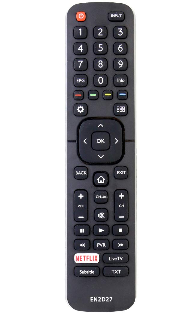VINABTY EN2D27 Remote Control Replacement fit for Hisense LTDN55K720WTSEU LTDN50K321 LTDN58K700 LTDN65K700 LTDN58K700XWTSEU3D LTDN65K700XWTSEU3D
