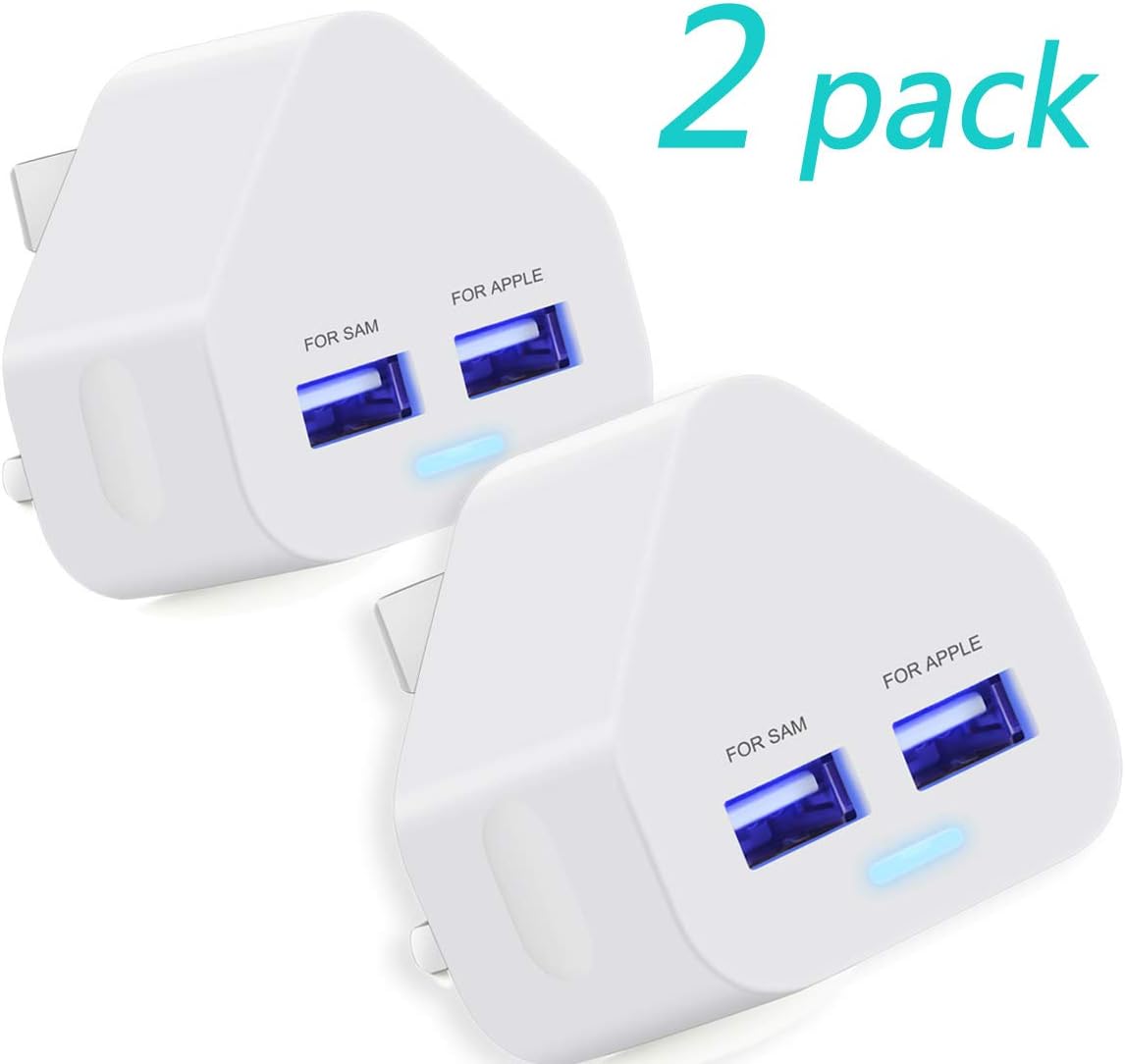 usb plugs UK 3 Pin Plug 2 pack Amazon.co.uk Electronics