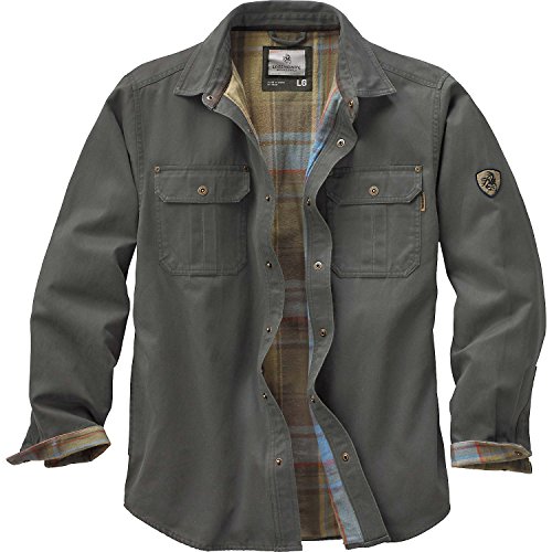 Legendary Whitetails Mens Journeyman Shirt Jacket Army Small