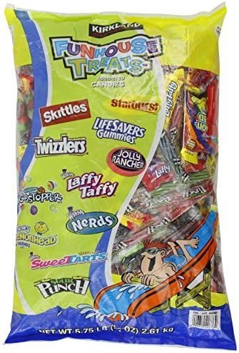 Assorted Candy Mix Funhouse Treats, Jumbo Pkg 184 Ounces Total Weight by The Fun House