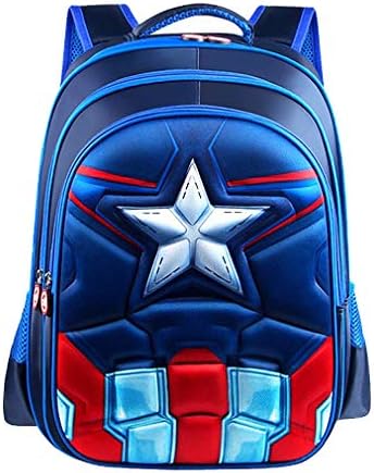 Captain Iron Man Spider Man Superman Backpack for kids