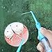 Auch Portable Oral Irrigator, Manual Water Flosser, Dental Care Water Jet Tooth SPA Teeth Pick Cleaner - Blue