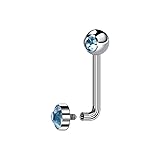 BLISI 14G Solid Titanium Christina Piercing Barbell