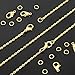 YBLNTEK 39.4 Feet Jewelry Making Chains Link Chain Necklace for Jewelry Making Jewelry Repair (2 x 3 mm) (Gold)