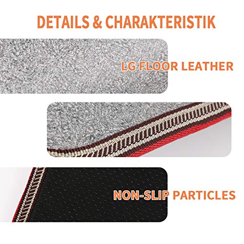 OLYDON Electric Heated Floor Mats Under Desk, Heated Foot Warmer 110v