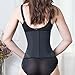 Sable Waist Corset Cincher Trainer for Women, Latex Underbust Training Belt Body Shaper Sport Weight Loss for Men, L