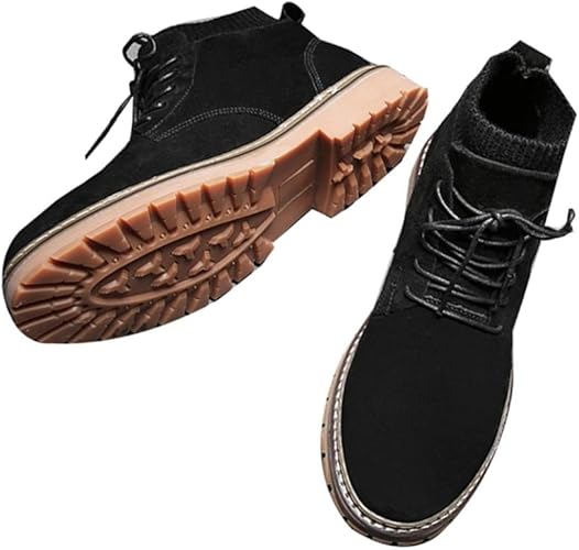 Amazon Lecmt メンズブーツ マウンテンブーツ ショートブーツ シューズ 靴 カジュアル デザートブーツ おしゃれ 革靴 メンズファッション プレゼント ギフト 男性 彼氏 父 誕生日 紳士靴 運動靴 レースアップ シューズ 秋 レースアップシューズ
