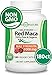 Organic Red Maca Supplement - 500mg X 180 Capules (Vegan) - Gluten-Free
