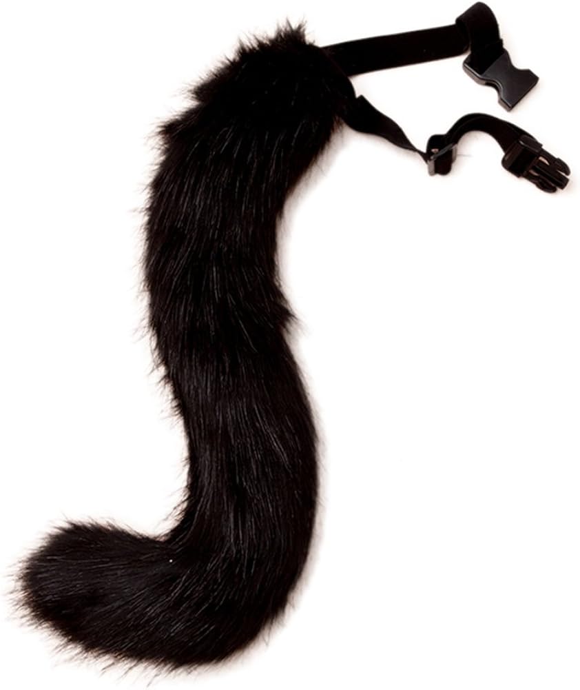 JUNBOON Faux Fur Tail for Adult/Teen Cosplay Halloween Party Costume