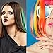 Party Highlights Colorful Clip in Synthetic Hair Extensions, Heat Resistant Synthetic Hair Extensions on Double Weft Hair Extensions in Multiple Colors (30 Pieces, Multicolor-Straight)thumb 4