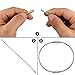 30 pcs Wire Keychains, SENHAI 5.2