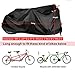 Kotivie Tandem Bicycle Cover Extra Long Bike Storage Cover 2 Seater Trailer Bike Cover Waterproof Sun Protection