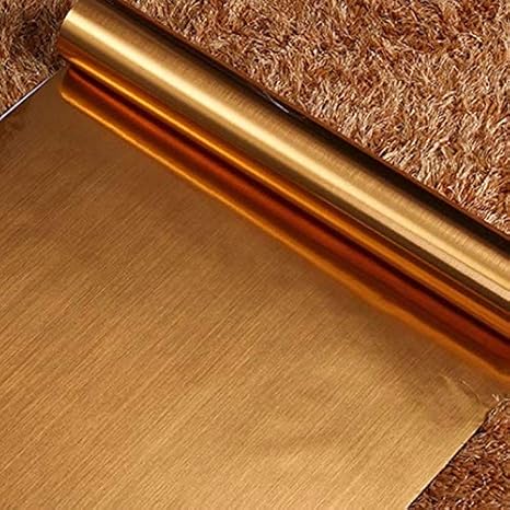 KYKDY Cocina PVC Papel pintado autoadhesivo Plata Acero inoxidable ...