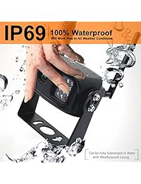 Cámara de copia de seguridad inalámbrica con visión nocturna de alta definición CCD Imaging Camión Coche ip69 Reverse Parking cámara impermeable para yuwei yw 17211 & yw 15111