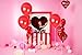 Treasures Gifted Metallic Red Balloons - 100 Pack Pearlized Ruby Red Latex Balloons 12in - Globos Metalicos Rojos - Globos Rojos Metalicos