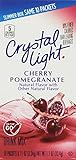 Crystal Light Natural Pomegranate Cherry Drink Mix (5 Pitcher Packets, 6 Canisters of 10)