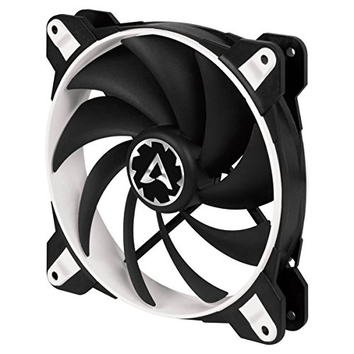 ARCTIC BioniX F140-140 mm Gaming Case Fan with PWM PST Cooling Fan with PST-Port (PWM Sharing Technology) Regulates RPM in sync - White, Fan Speed: 200-1800 RPM