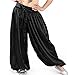 MUNAFIE Celebration of Spirit Palazzo Pant Metallic Praise Dance Pants Belly Dance Arab Carnival Satin Pants