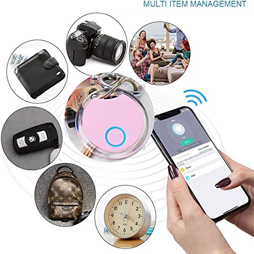 4 Pack Smart Bluetooth Tracker & Bluetooth Key Finder Key Locator