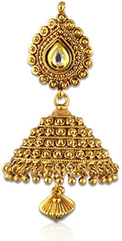 Indian Ethnic Bollywood Design Gold Plated Jhumka Earrings for Women