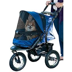 Pet Gear No-Zip Jogger Pet Stroller Zipperless Entry Midnight River