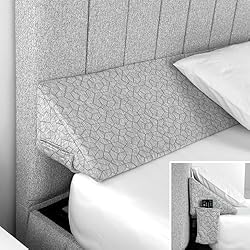 EPHEDORA XL Triangle Bed Wedge Pillow for Headboard