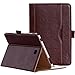 ProCase Galaxy Tab S2 8.0 Case - Leather Stand Folio Case Cover for 2015 Galaxy Tab S2 Tablet (8.0 inch, SM-T710 T715 T713) - Brown