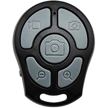 Remote Bluetooth Phone Camera Shutter, Zoomable Focus Flash Universal Wireless Camera Selfie Controller Release for iPhone and Android Smartphones by Lifbetter